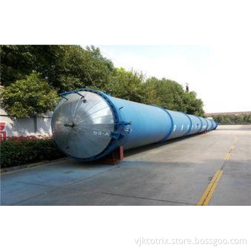Brick / Rubber / Food / Glass Industrial Autoclave For Wood